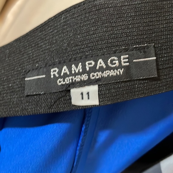 Rampage formal royal blue long dress.  sz 11 - Picture 6 of 7